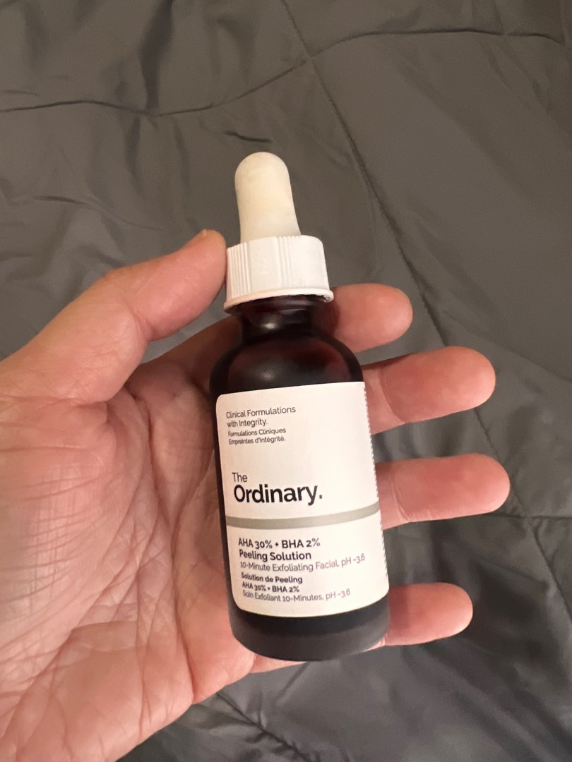 ordinary aha peeling solution review