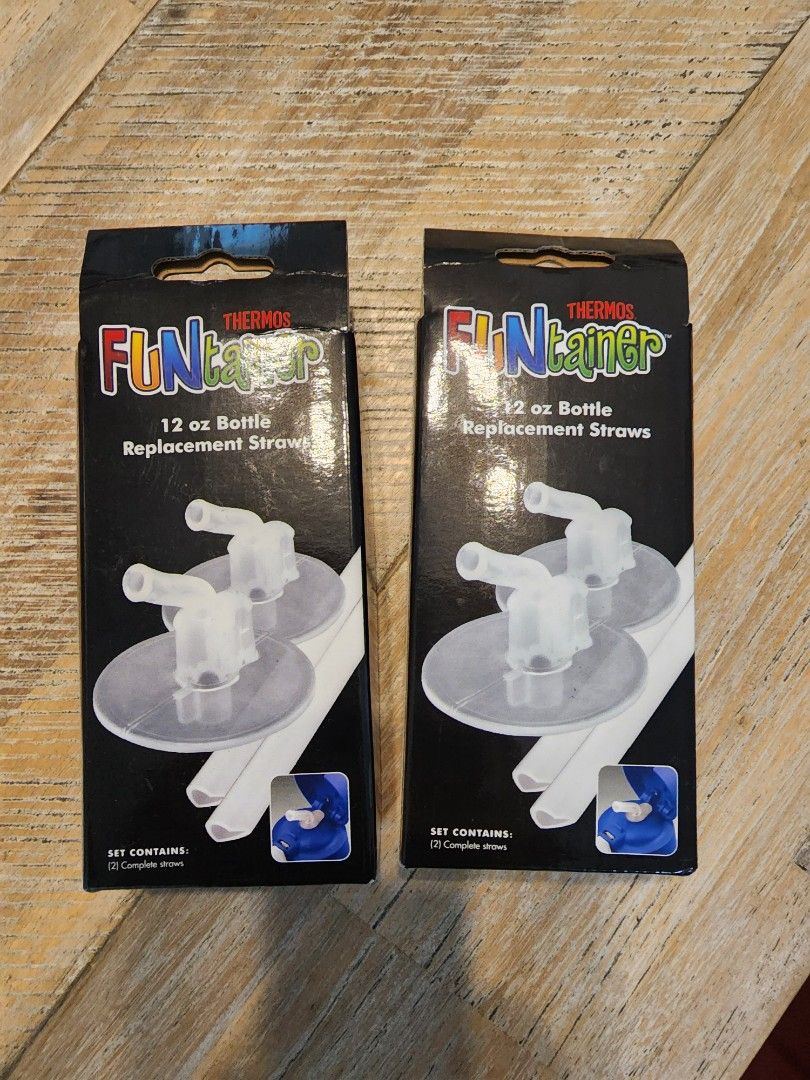Thermos Funtainer replacement straws, Furniture & Home Living