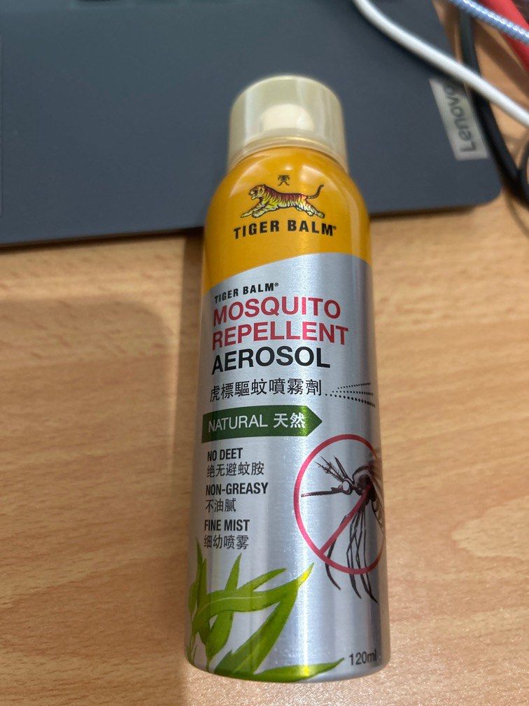 Tiger balm mosquito repellent aerosol, Beauty & Personal Care