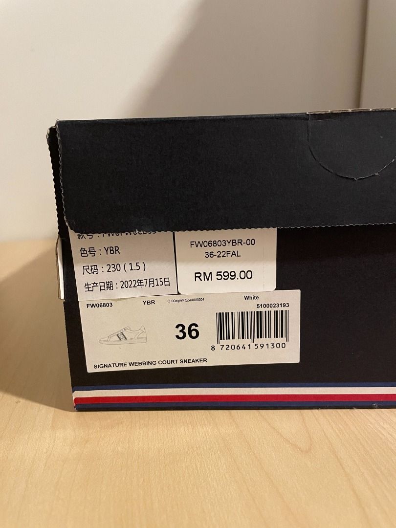 Tommy hilfiger cheap shoe box