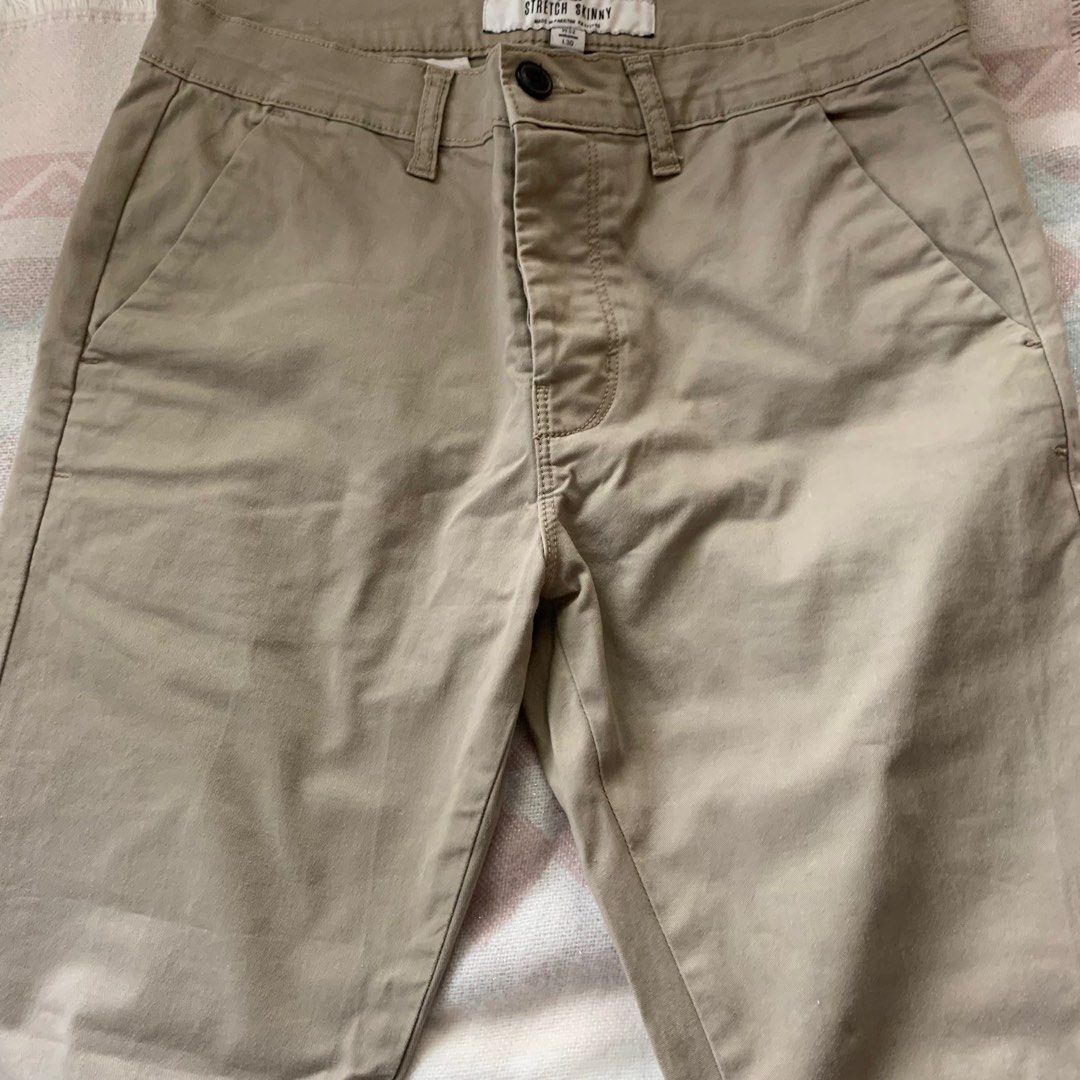 Topman Khaki Pants (Category: Jeans) located in Taytay. Submitted by ccarci (Listing ID 1213386334, Image 2). Description: Width and length on tag Never used Price usually at ₱3000.