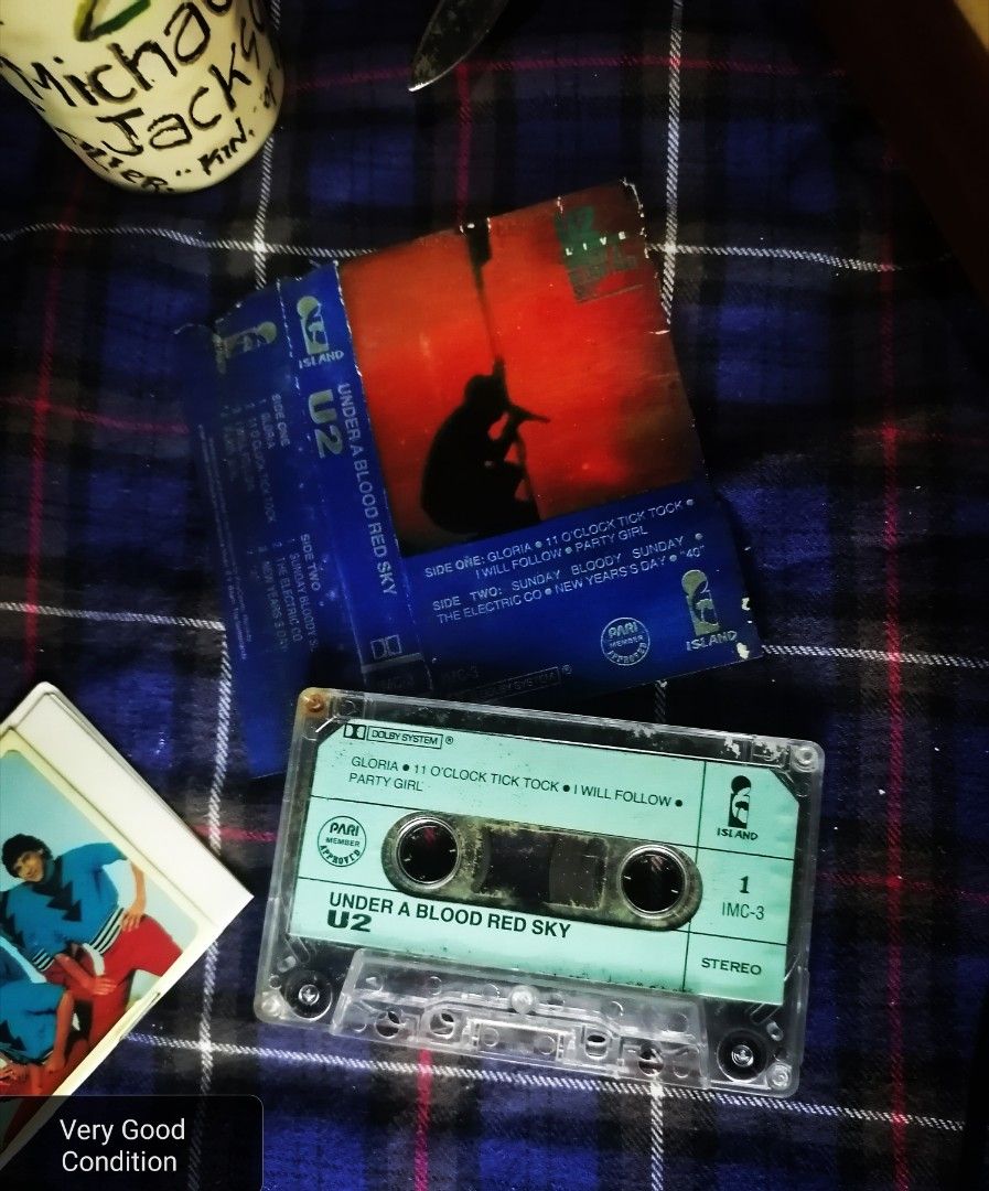 U2 Under a Blood Red Sky Cassette Tape Original Cassette Tapes For Sale