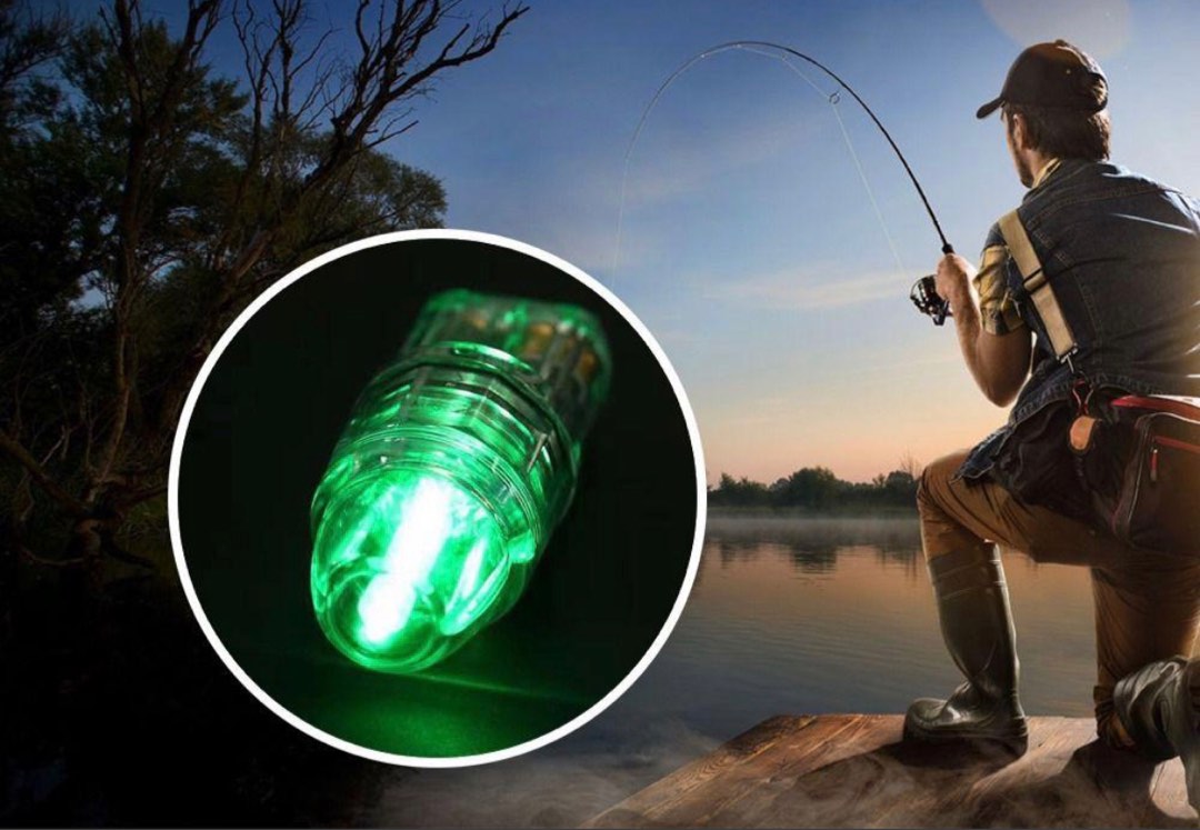 Underwater LED fishing lights - 11cm, Sports Equipment, Fishing on Carousell
