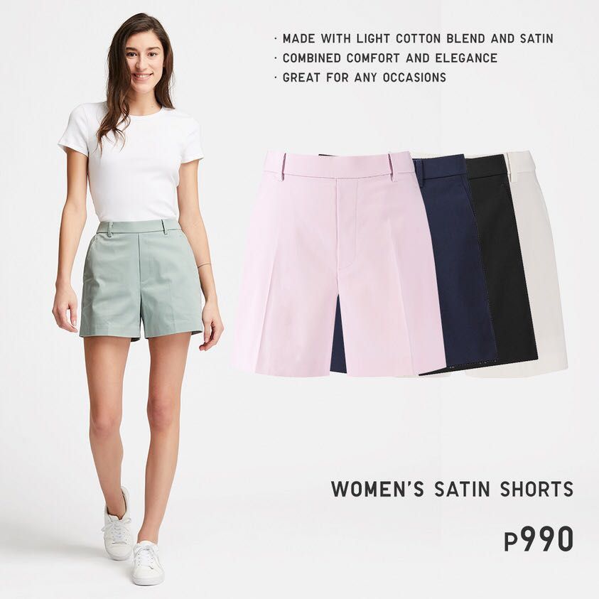 Uniqlo shop satin shorts