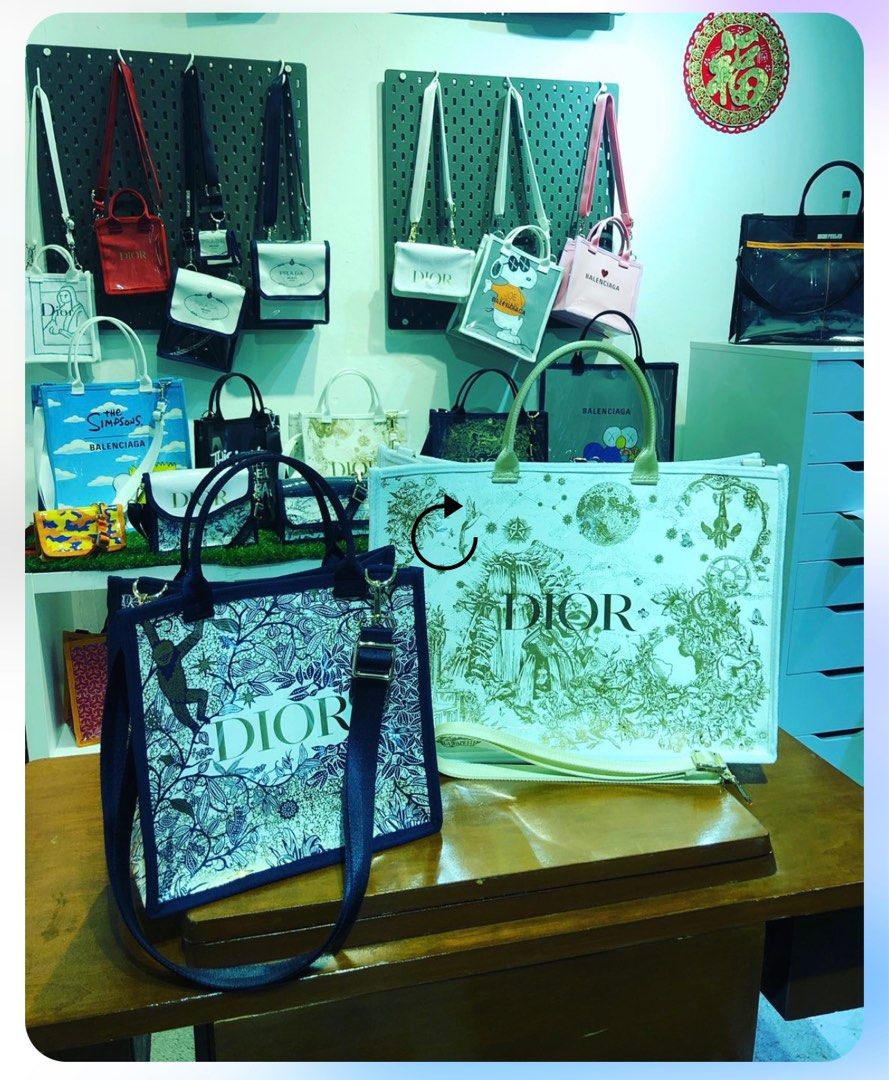 Upcycled authentic dior paper bag (Category: Bags & Wallets) located in Singapore. Submitted by miccc (Listing ID 1213451469, Image 1). Description: Brand new Collect bedok reservoir road.