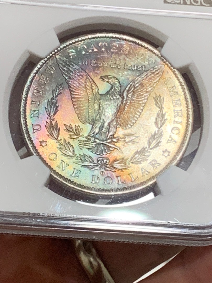 USA Morgan Rainbow 🌈 Toned MS64, Hobbies & Toys, Memorabilia
