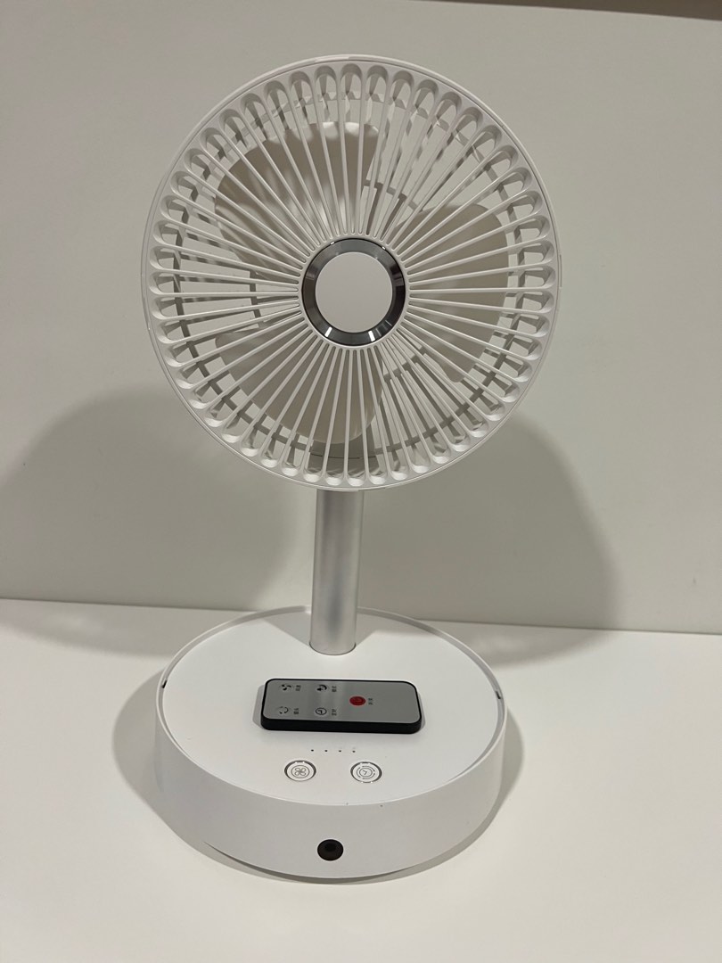 USB Rechargeable Folding Telescopic Portable Fan, Furniture & Home