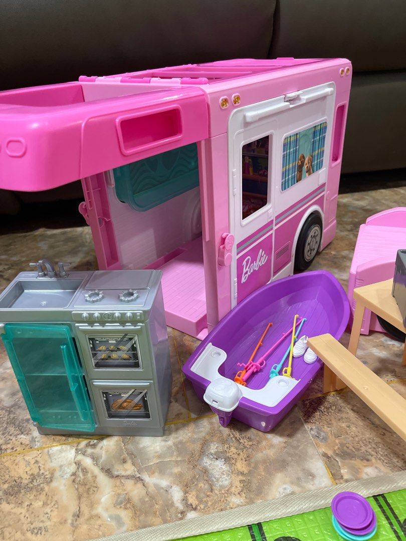 Barbie camper hot sale used