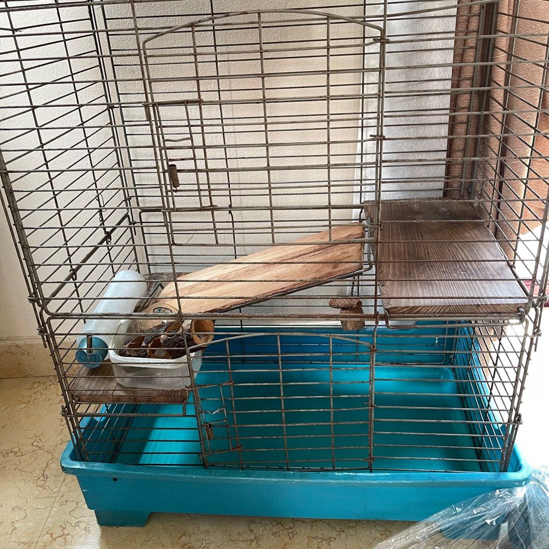 Used rabbit cage multi storey, Pet Supplies, Homes & Other Pet
