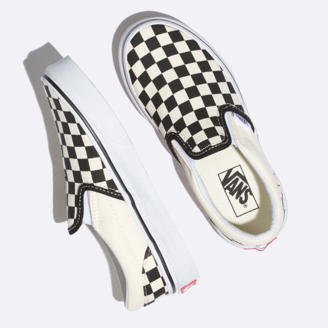 Vans Kids Checkerboard Classic Slip On, Babies u0026 Kids, Babies u0026 Kids  Fashion on Carousell