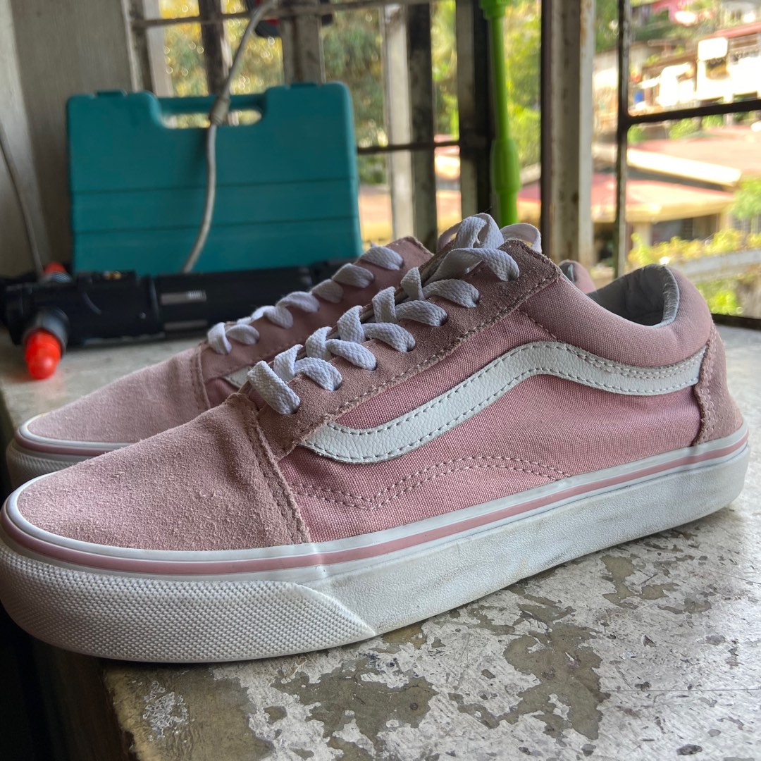 Dirty pink vans clearance