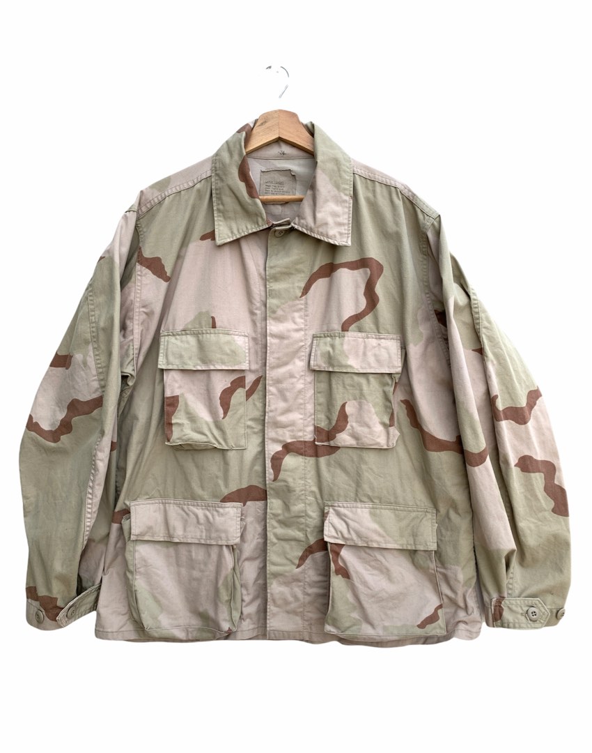 Vintage Army Coat Desert Camouflage, Men's Fashion, Coats, Jackets and