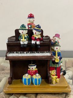 VINTAGE Clowns on top of a Piano Piggy Bank Coin Bank