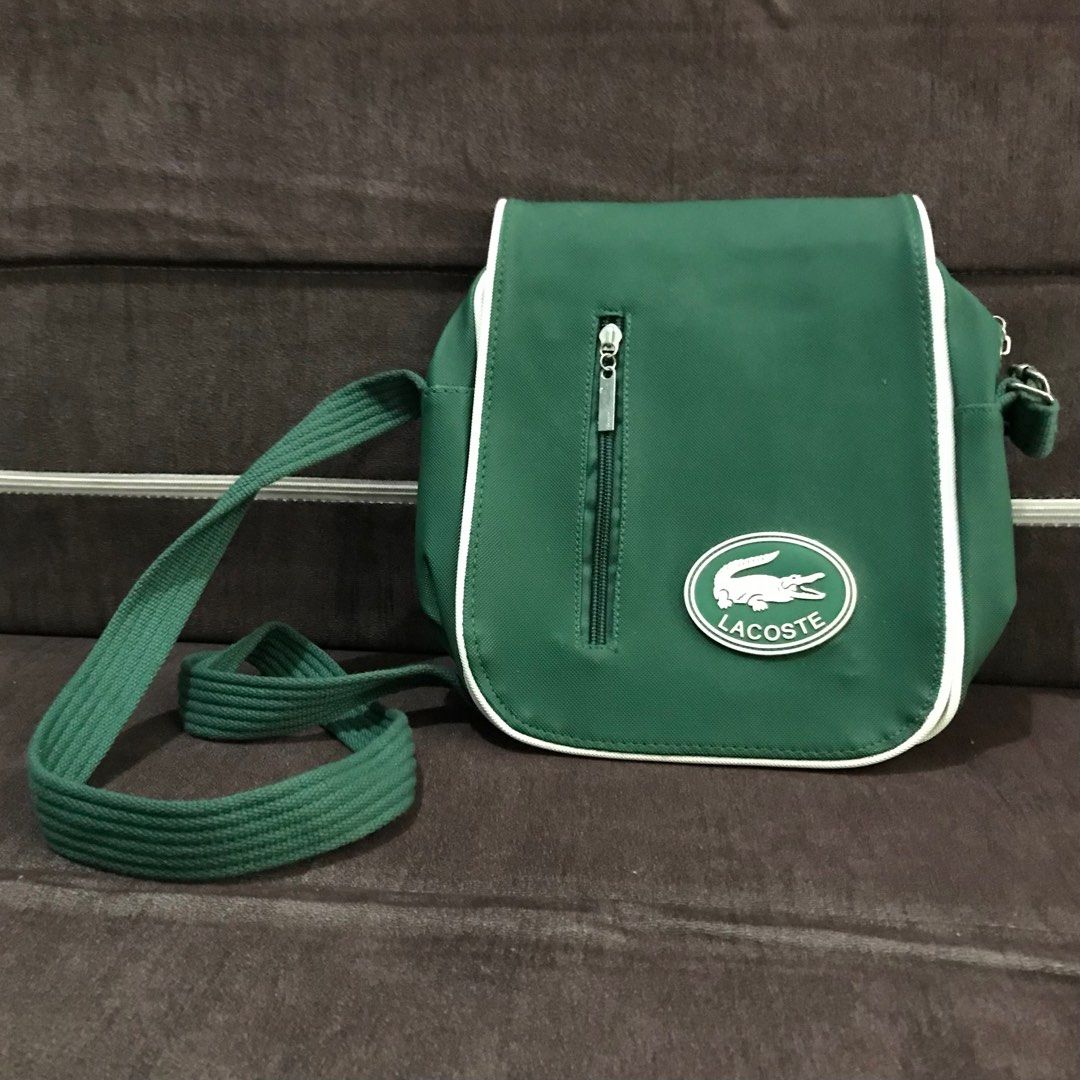 Lacoste, Bags, Lacoste Green Messenger Bag