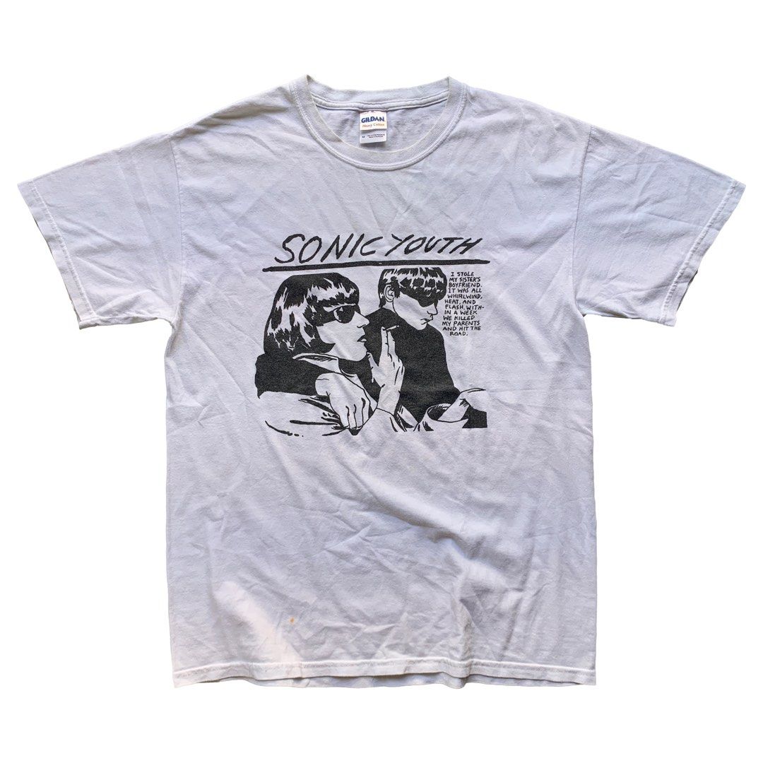 Vintage Sonic Youth Goo Album Band Tee Shirt, Men's Fashion, Tops