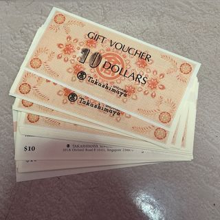 Vouchers from Taka worth $400.