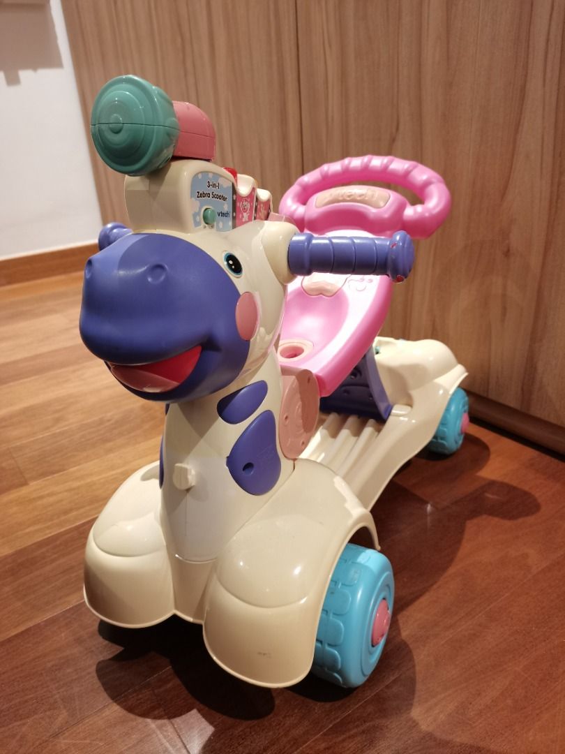 Vtech zebra store scooter pink