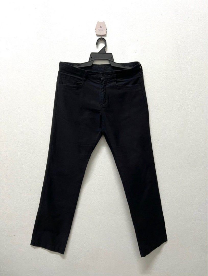 zara black chinos