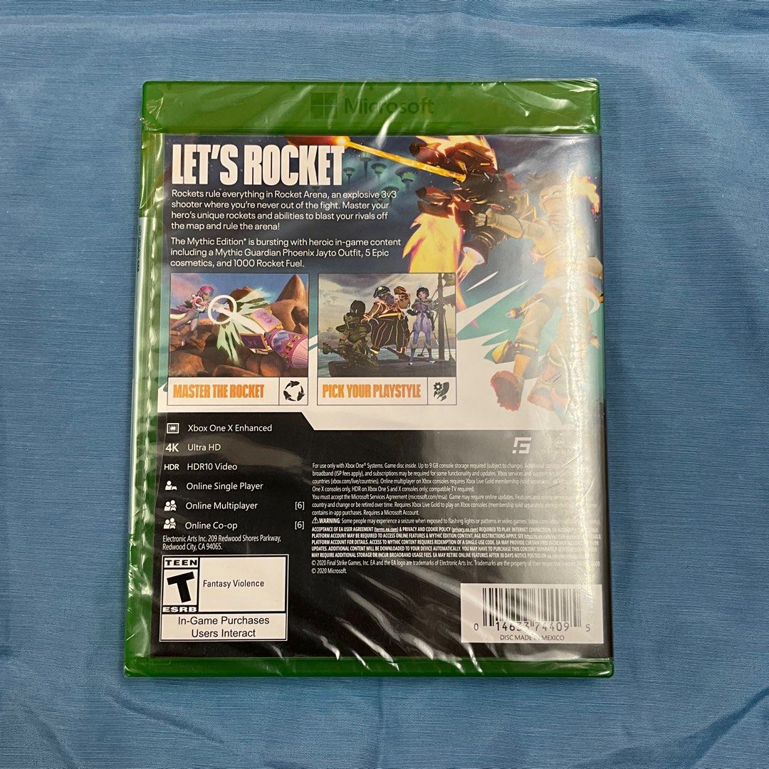 XBOX One Rocket Arena (Mythic Edition) (Category: Xbox) located in Quezon City. Submitted by gormbox (Listing ID 1213495864, Image 2). Description: *requires xbox live GOLD Please check photos for more details. .