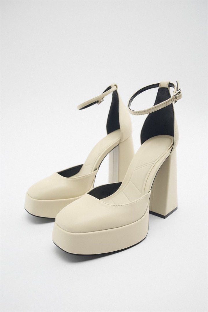 Zara Black Platform Heels - Gem