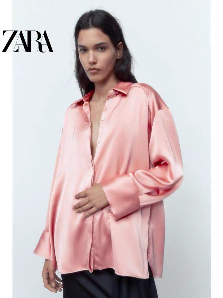 Blouse rose zara deals