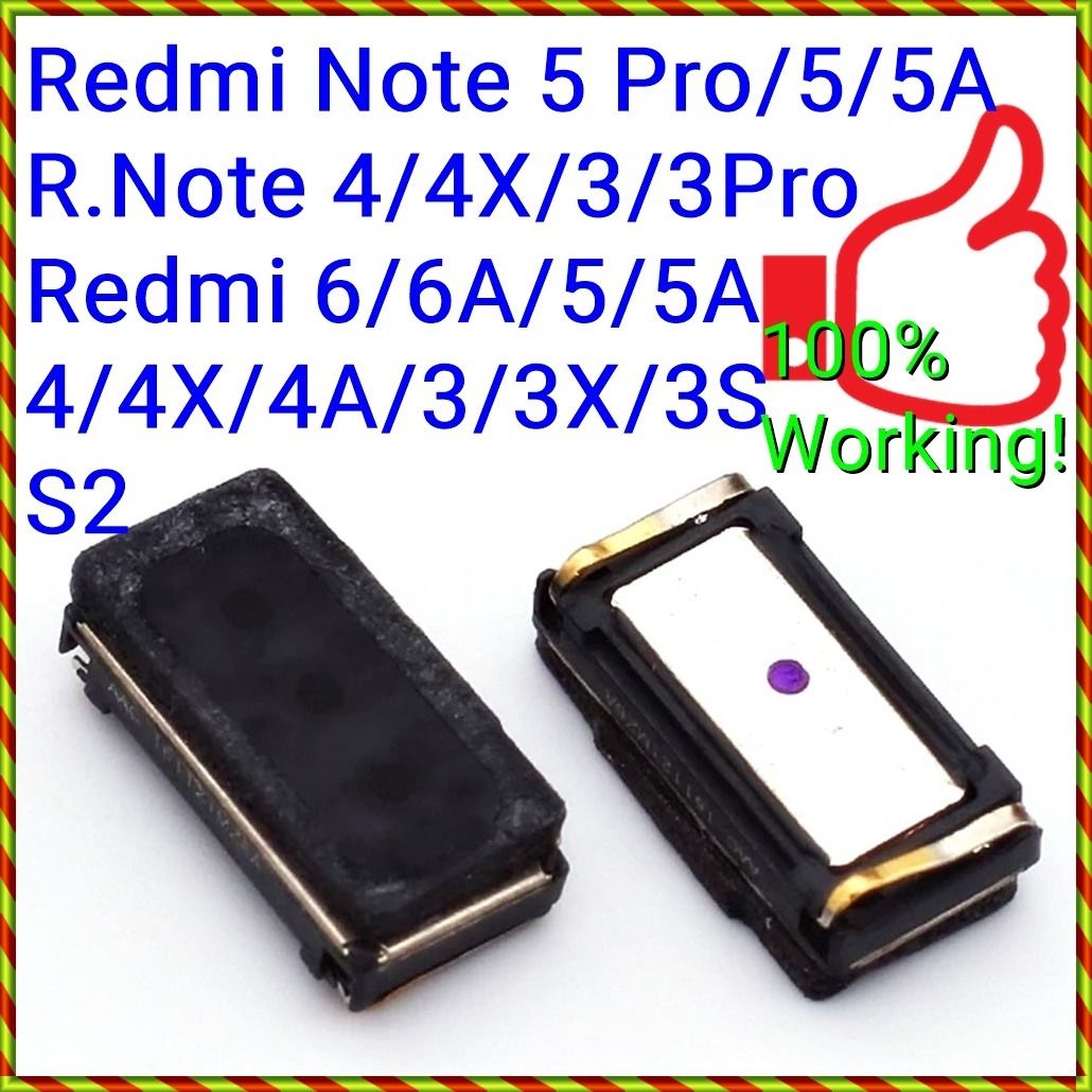 100 Working NEW ORI Earpiece Ear Speaker for Xiaomi Redmi Note 5