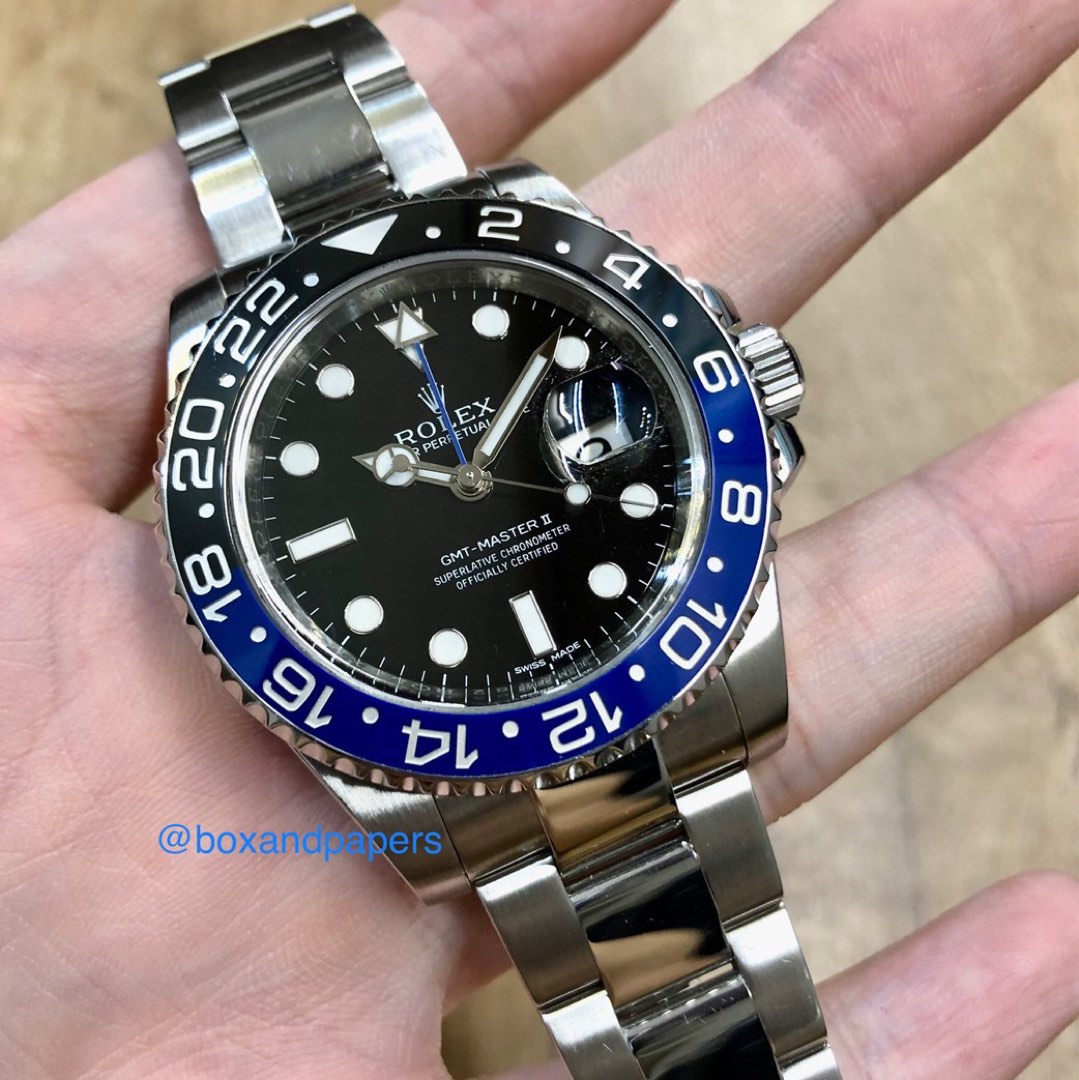 2015 Cheapest Rolex Batman 116710BLNR GMT Master II Not