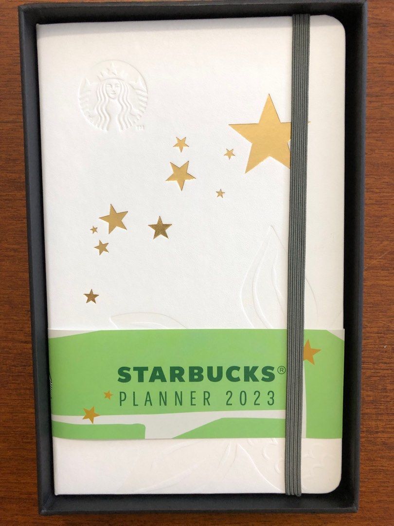 2023 White Starbucks Agenda, Buku & Alat Tulis, Alat Tulis di Carousell