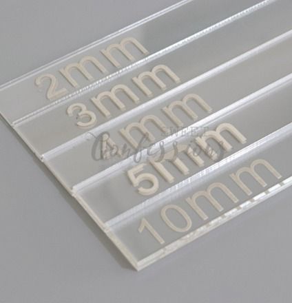 Acrylic Pastry Ruler / Baking Ruler, Furniture & Home Living, Kitchenware &  Tableware, Bakeware on Carousell