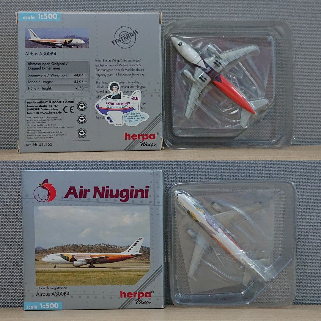 航空機・ヘリコプター herpa wings Air Niugini Airbus A300B4 herpa wings｜Air Niugini｜Airbus A300B4 - メルカリ