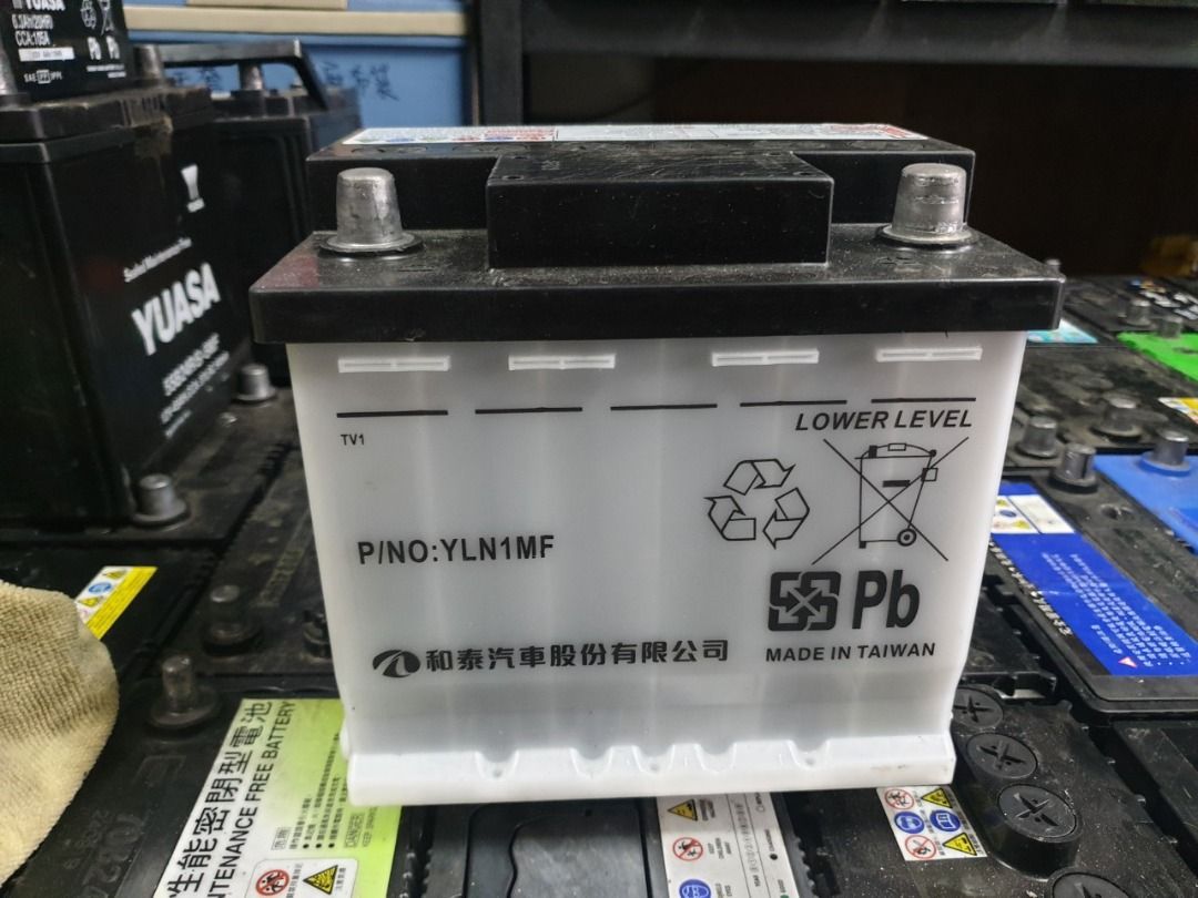 二手中古電池) 和泰原廠LN1 (54801) 免保養汽車電池數值漂亮，品