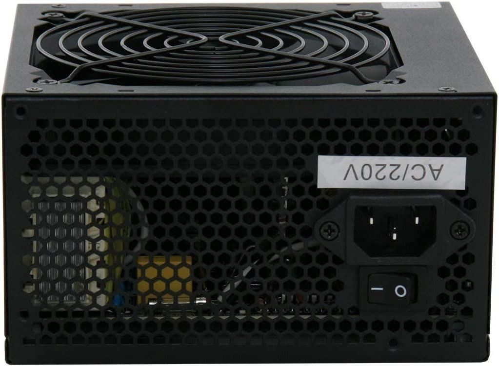 Black 500W Desktop PC Power Supply ATX Computer PSU 500 Watt SATA 12CM Fan  UK