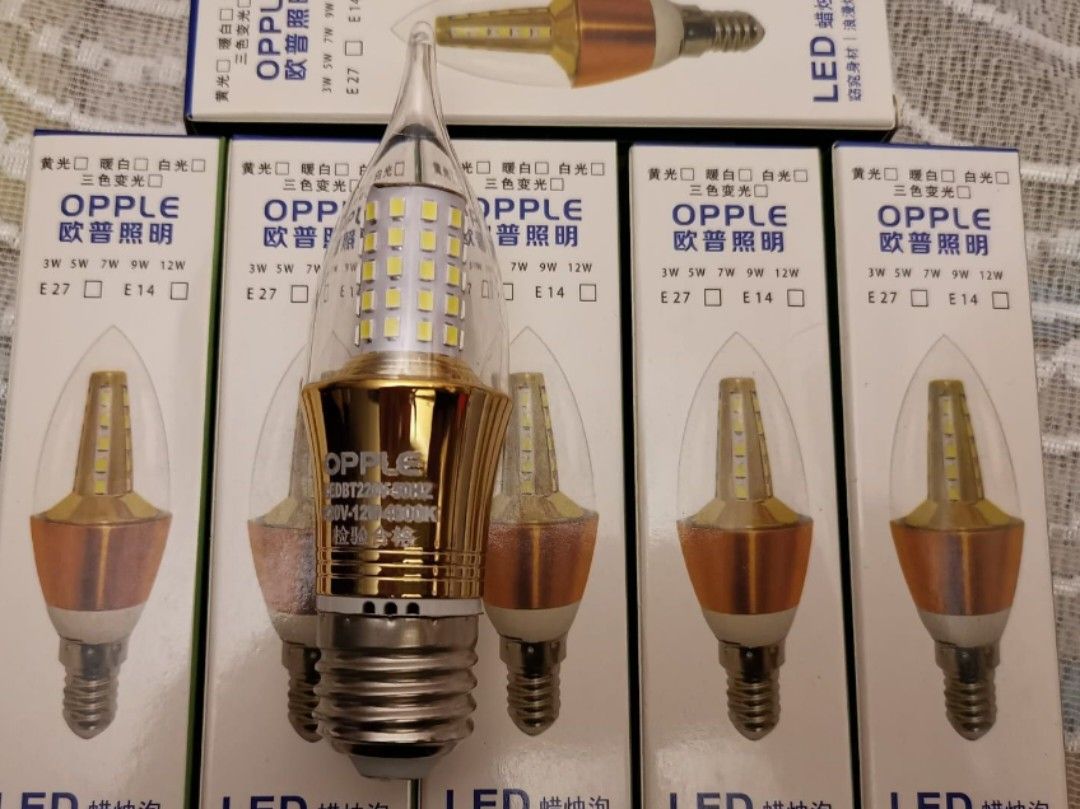 全新 Opple LED 燈膽 燈泡 bulb 12w 歐普燈膽, 傢俬&家居, 燈飾及風扇, 燈飾 - Carousell