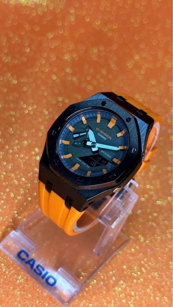 G shock discount orange black