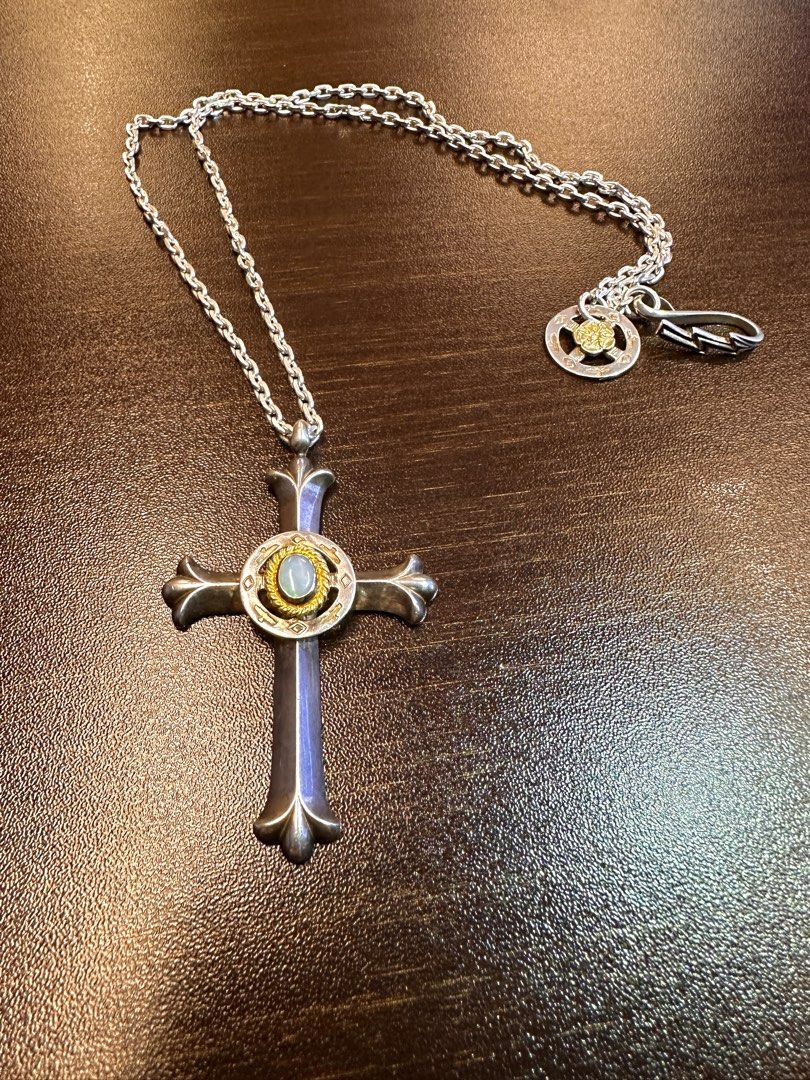 鷲見太朗Taro washimi opal cross and chain 十字架（鏈已出）, 名牌 
