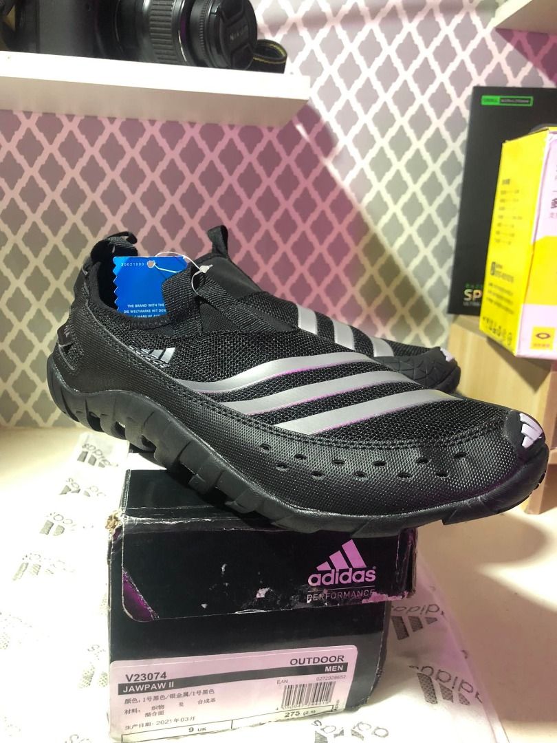 ADIDAS JAWPAW II, Men's Fashion, Footwear, Slippers & Slides on Carousell