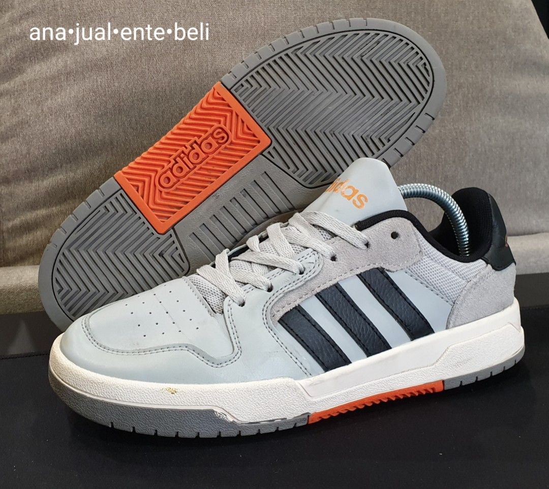 Adidas neo 2 grey orange deals