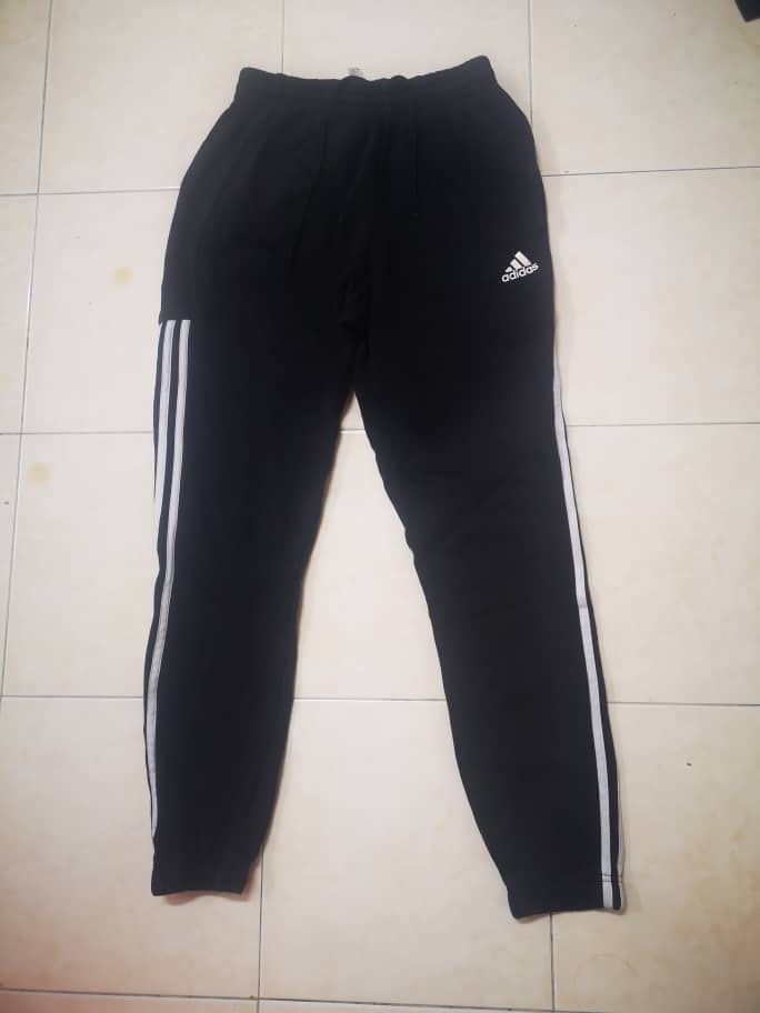Adidas track pants skinny style Men s Fashion Bottoms Joggers
