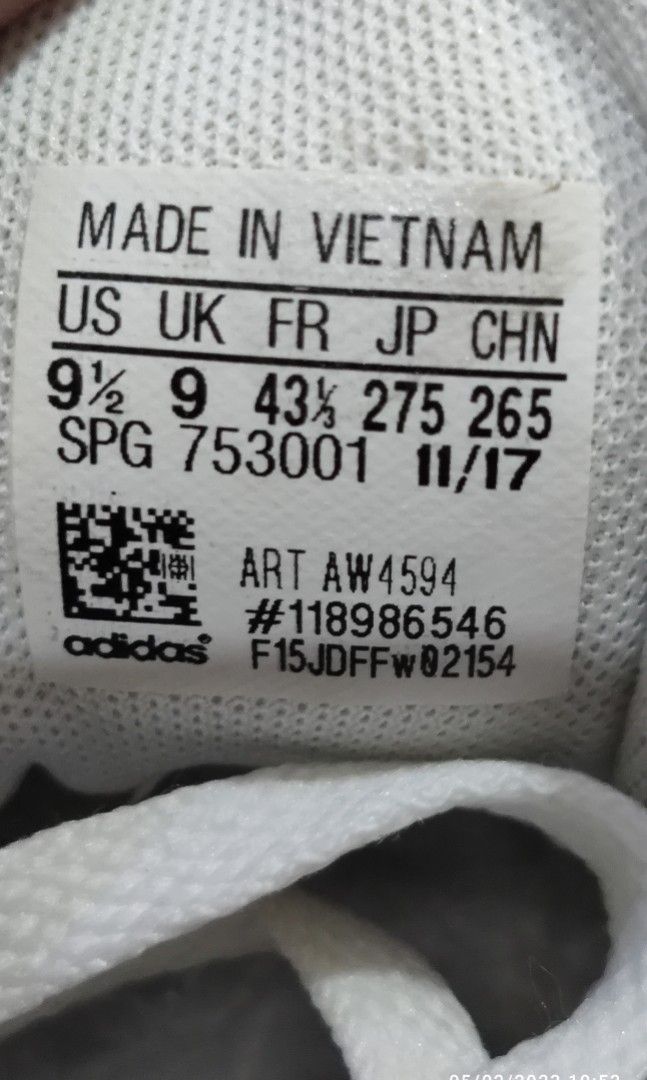 Adidas Vs Pace AW4594 size 43 1 3