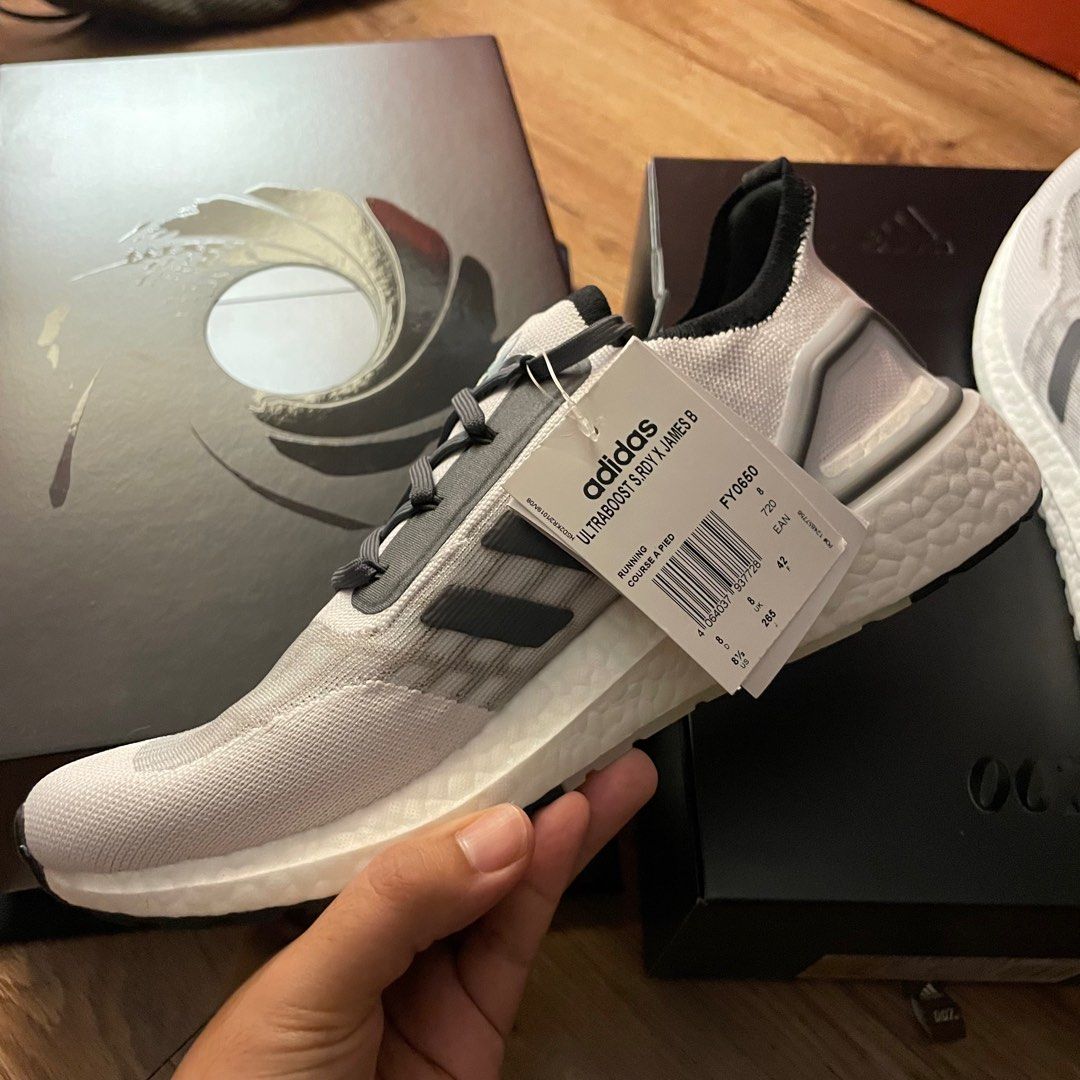 Adidas ultra boost white walker shop faded
