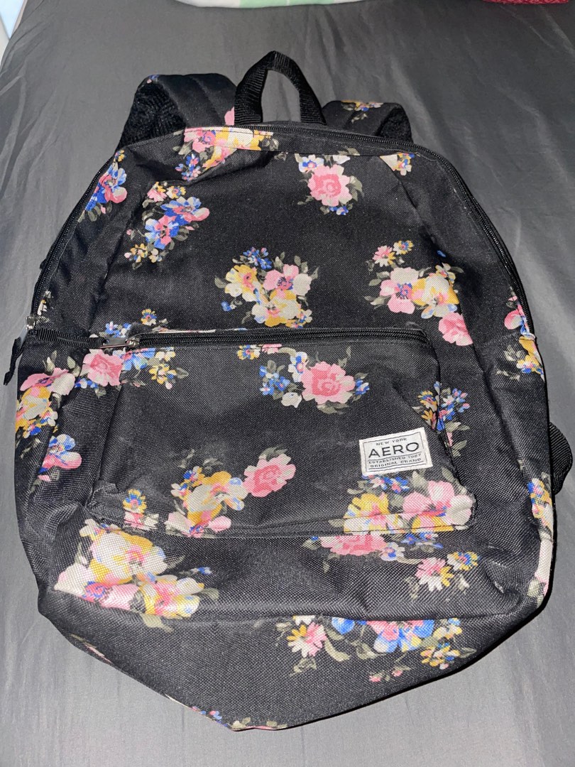 Aero Floral Backpack, Women's Fashion, Bags & Wallets, Backpacks on Carousell
