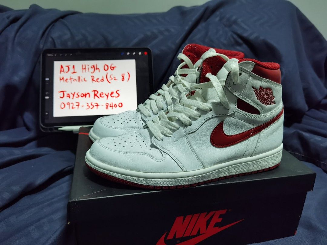 Metallic red aj1 online