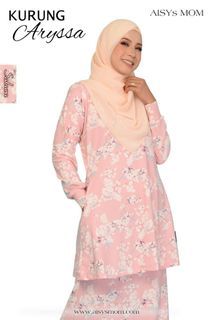 Aisymom kurung Aryssa (bf friendly) size S and  kids kurung Camelia size 1-2 years old