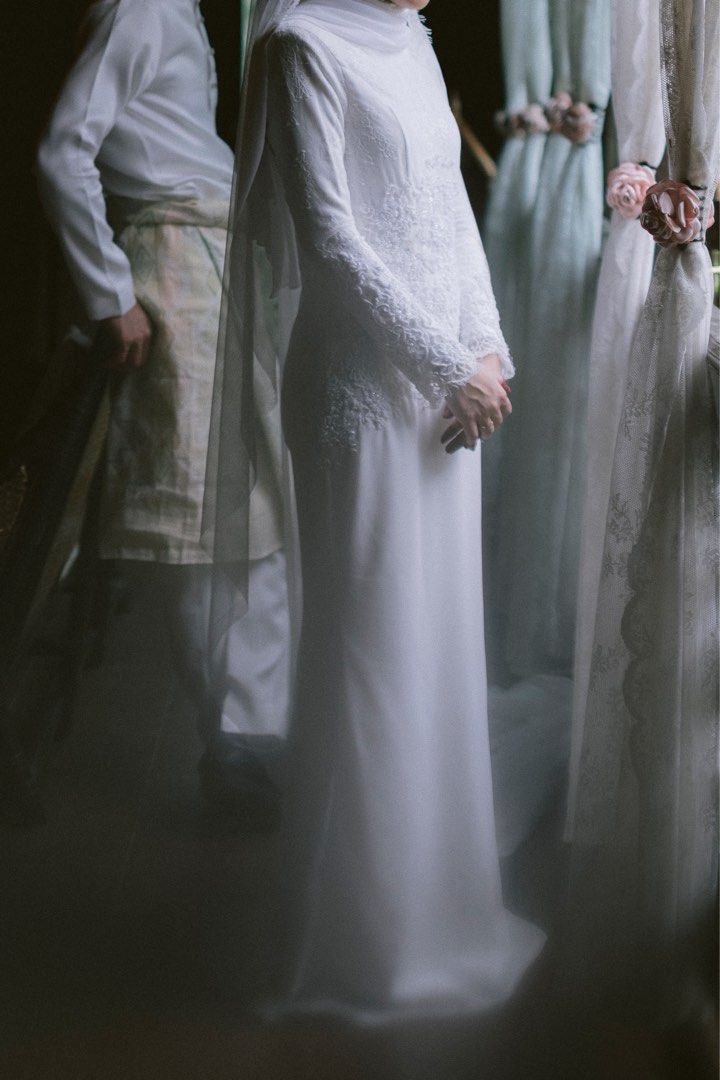 Dress akad nikah sales simple