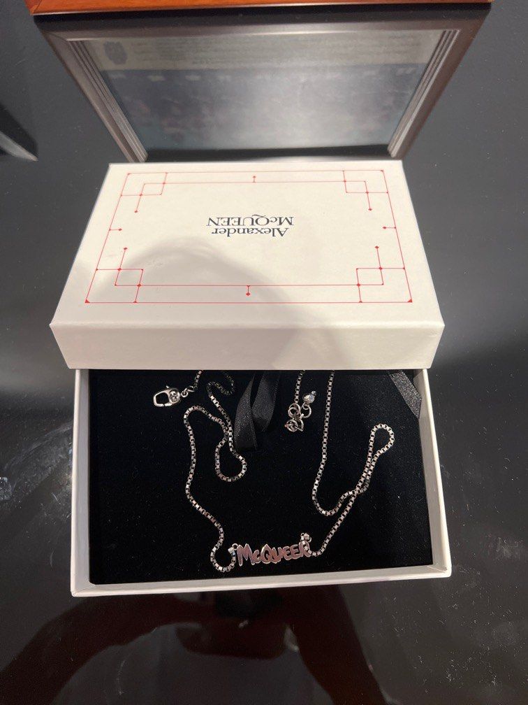 Alexander McQueen Necklace Luxury Accessories on Carousell
