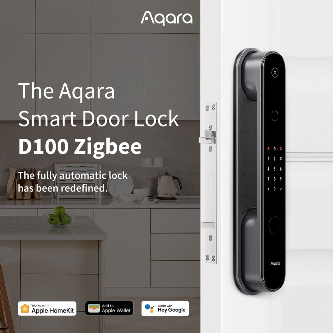 Aqara D100 Smart Door Lock Doorbell HomeKit ZigBee, TV & Home