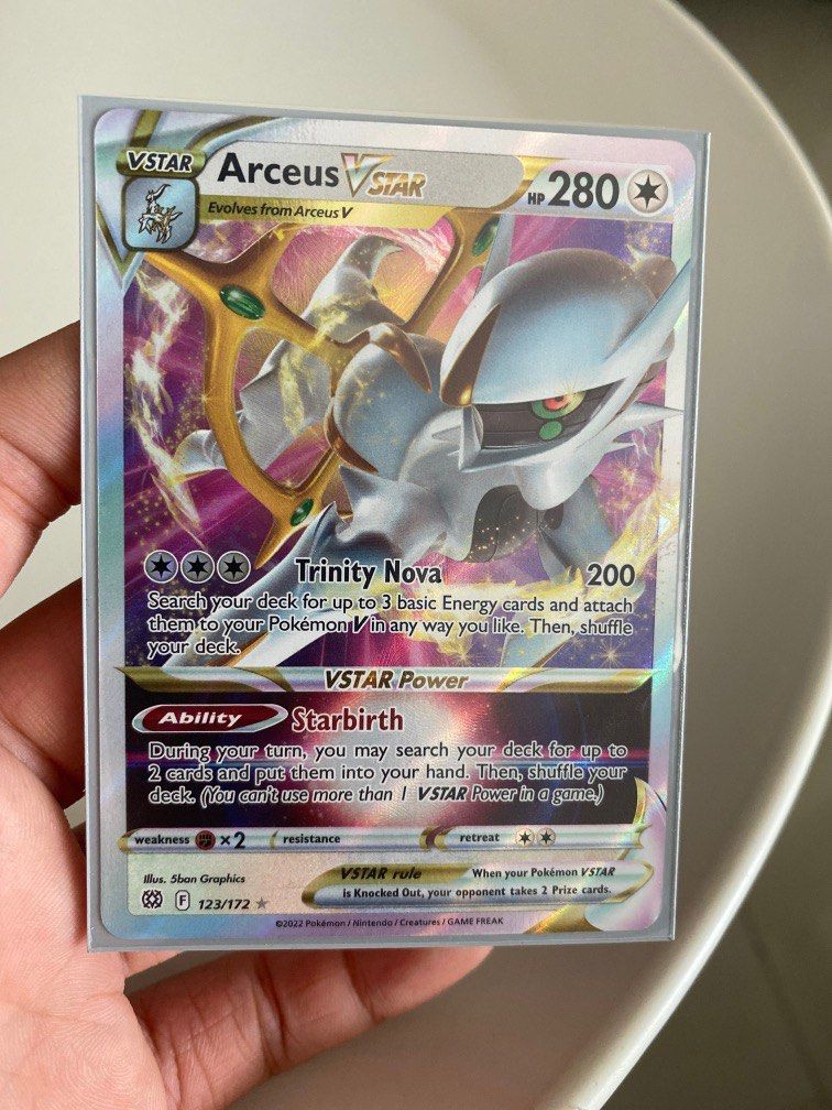 arceus vstar pokemon card price GG70/GG70 Arceus VStar main image 1