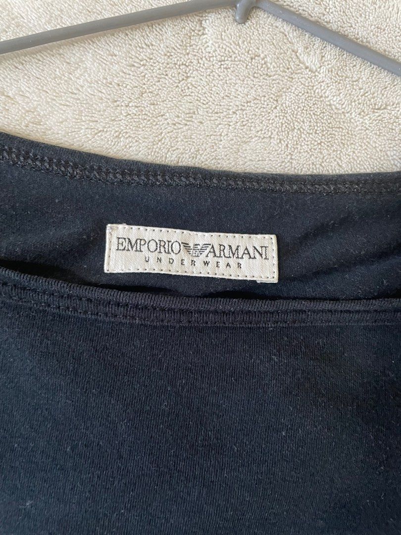 Armani Top (Category: Longsleeves) located in Las Pinas. Submitted by polinegrc (Listing ID 1213614632, Image 2). Description: fitted fabric so classic xs-small no ww .