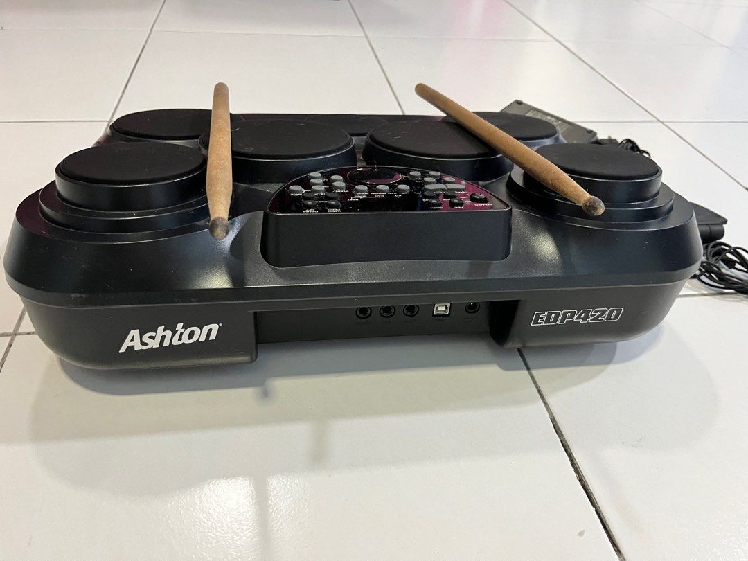 Ashton EDP420 digital electronic drum, Hobbies & Toys, Music & Media