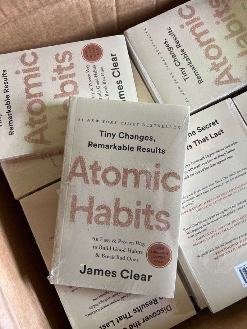 Atomic Habits by James Clear paperback, Hobbies & Toys, Books